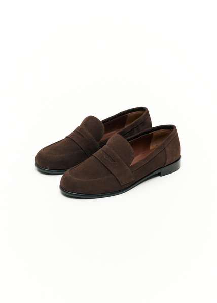 Loafers brown velor