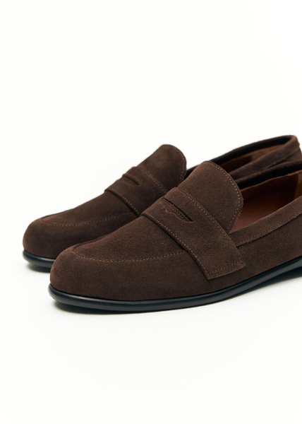 Loafers brown velor