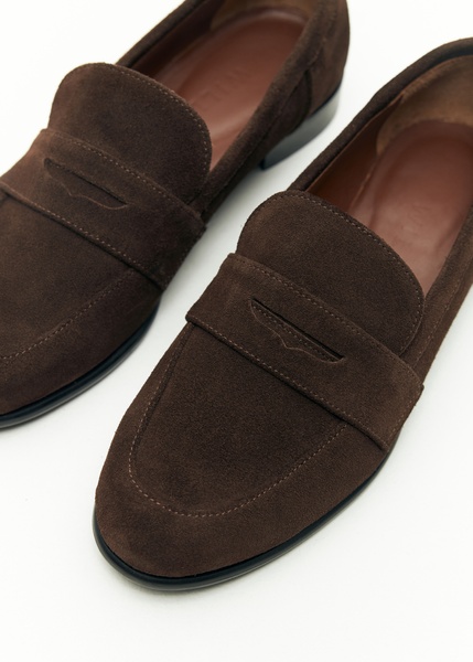 Loafers brown velor