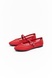 Rosalind semi-transparent ballet flats red